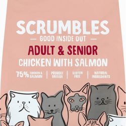 Scrumbles Dry Chicken & Salmon Cat Food