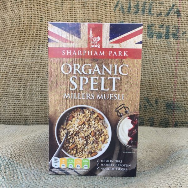 ZDL Sharpham Park Organic Spelt Millers Museli 450g