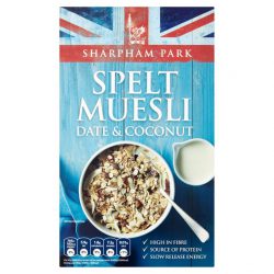 Sharpham Spelt Muesli Date & Coconut 450g