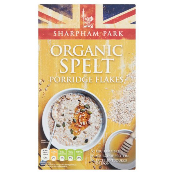 ZDL Sharpham Spelt Porridge Flakes 500g