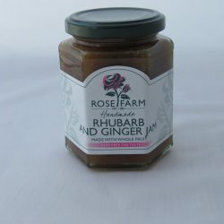 Rhubarb and ginger jam