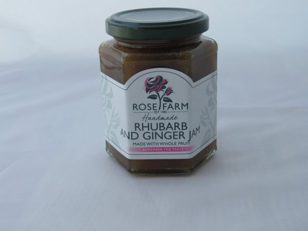 Rhubarb and ginger jam