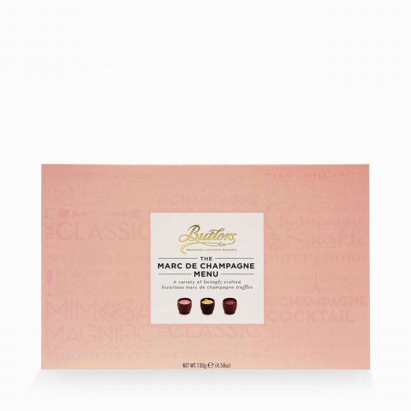 Butlers Marc de Champagne Menu