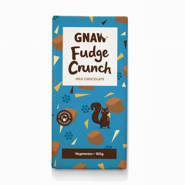 XM Gnaw Bar Fudge Crunch Choc 100gm