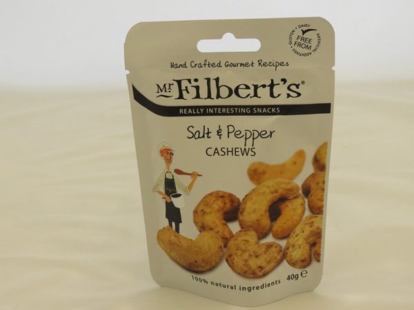 Pocket  Salt & Pepper Cashews 40g