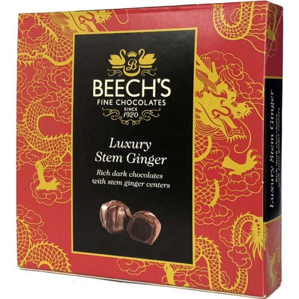 Beeches Plain Chocolate Ginger 100g