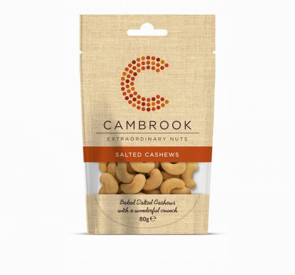 ZBaked Salted Cashews 80g