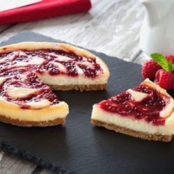White Chocolate & Raspberry Cheesecake