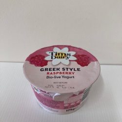 TD Greek Style Yogurt With Raspberry 175g
