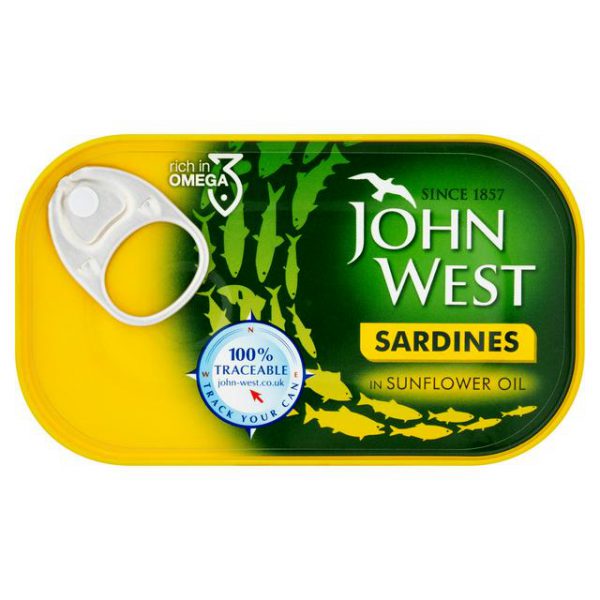 Z John West Sardines in Sunflower Oil 120g