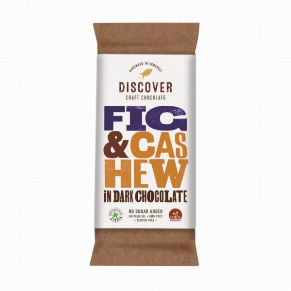 Discover Dark Fig & Cashew Chocolate 50g