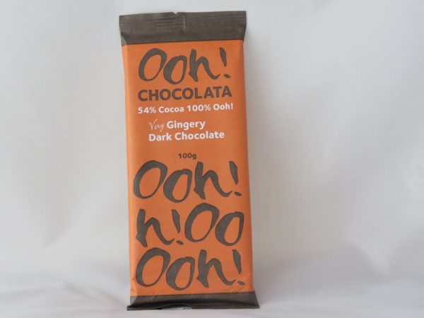 Gingery Dark Chocolate 100g