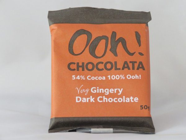 Gingery Dark Chocolate 50g