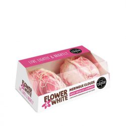 Meringue Clouds white chocolate & raspberry