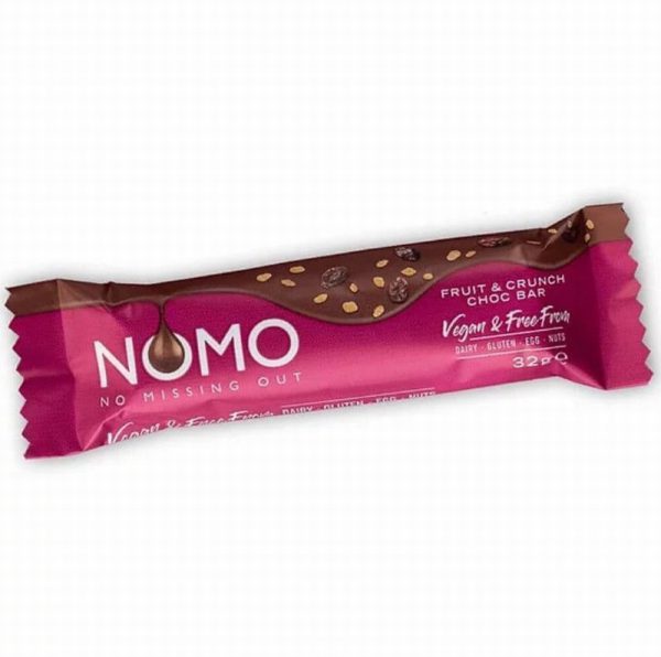 NOMO Fruit CrunchChoc Bar