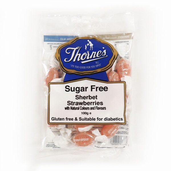 Sugar Free Sherbert Strawberries
