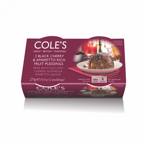 XM Coles Black Cherry & Amaretto Twin Pud