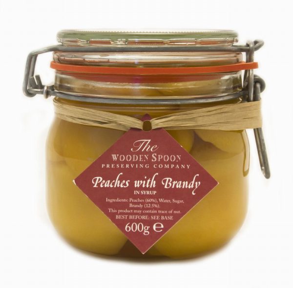 WS Peaches in Brandy 600g