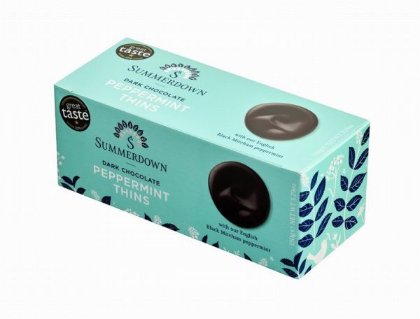 Summerdown Choc Mint Thins 150g