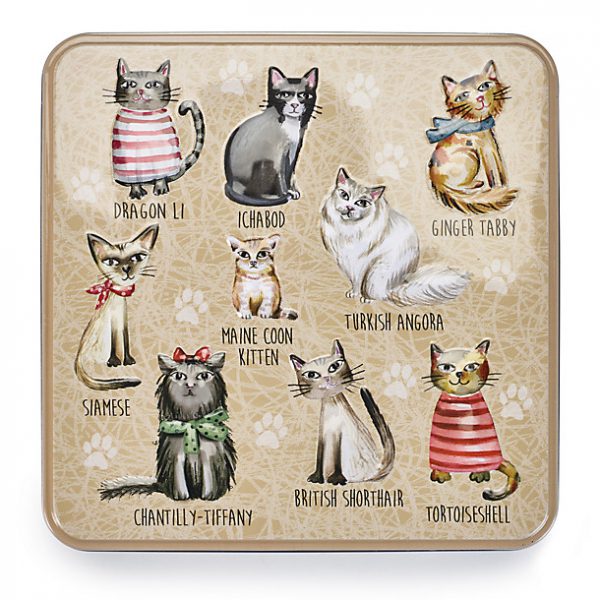 XM Cats Tin Shortbread