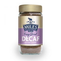 Miles Coffee Decaffeinated Fre eze Dried 100g Jar