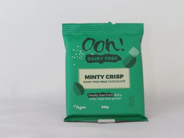 Dairy Free Mint Crisp Chocolate 50g