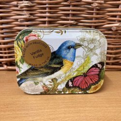 Nostalgia Bird & Butterfly Tin with Fudge