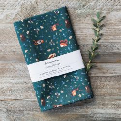 Woodland Creatures Tea Towel