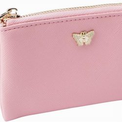 British Birds Pink Butterfly Purse