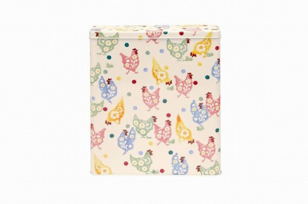 EB Polka Chickens Cereal Tin