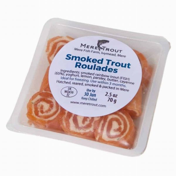 Small Smoked Trout Roulades