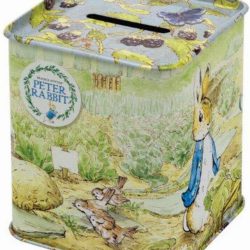 Peter Rabbit Money Box Tin wIth Jelly Beans