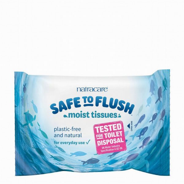 Natracare Moist Tissues Wipes 30s