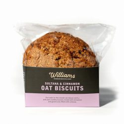 Sultana & Cinnamon Oat Biscuits