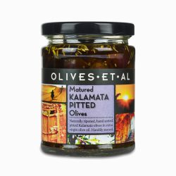 Jar Greek kalamata stoned Olives Brine