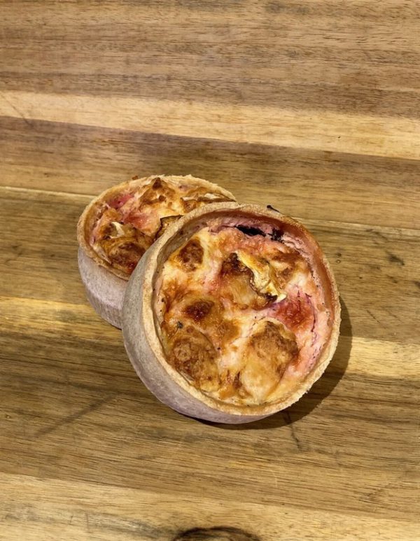 Udder Beetroot & Goats Cheese Tartlet