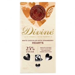 XV Divine White Choc Strawb  Hearts