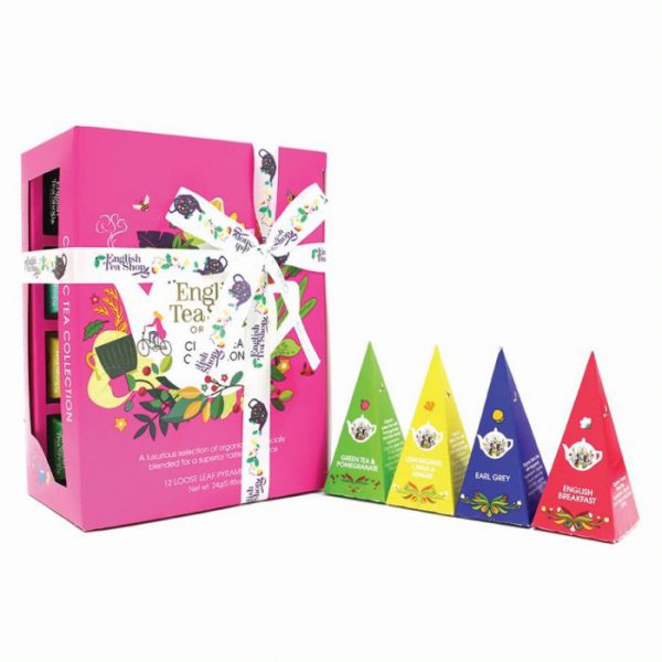Tea Shop Org ClassicTea Coll12ct Pyramid
