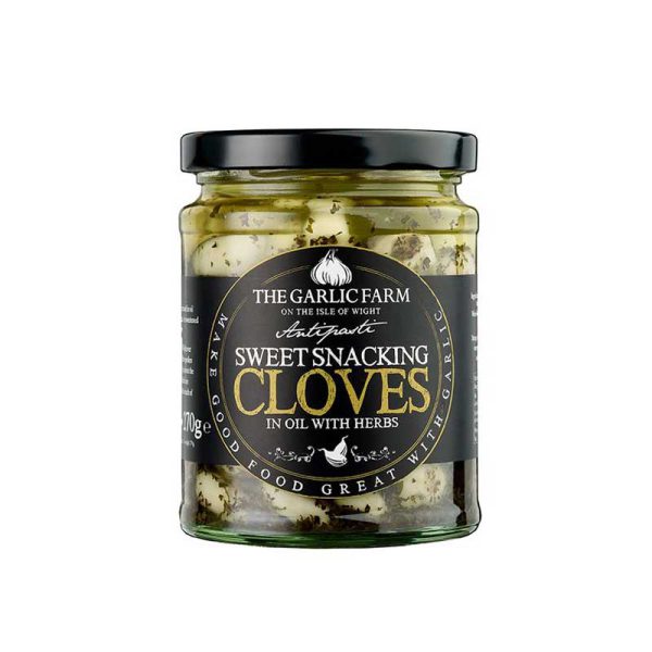 Garlic Farm Sweet Snacking Cloves with Antipasti 270g