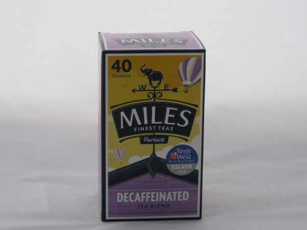 Miles Decaffeinated Tea Bags 40