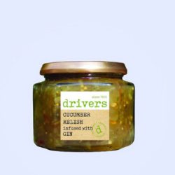 Drivers Cucumber Relish infused Gin