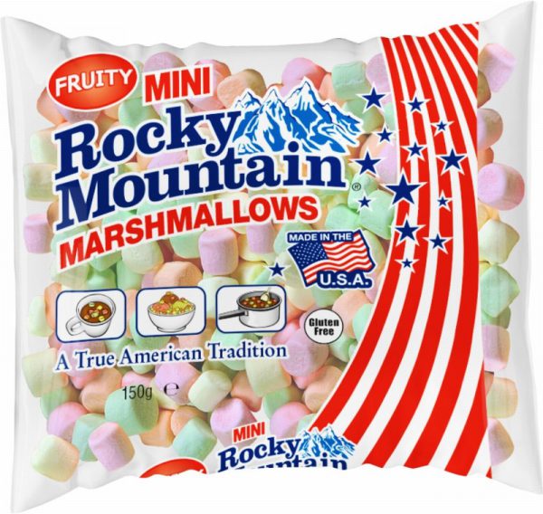 Rocky  Mountain Mini Fruity Marshmallows 150g
