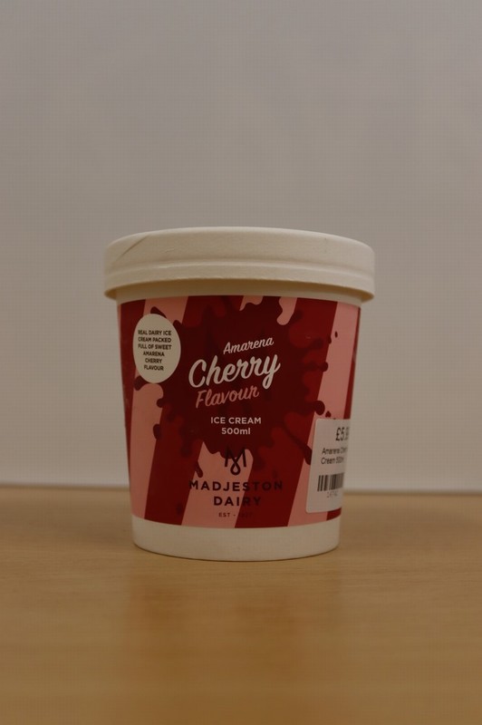 Amarena Cherry Ice Cream 500ml The Udder Farm Shop