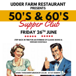 Read more about the article 50’s & 60’s SUPPER CLUB – FRIDAY 26th JUNE