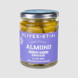 Jar Almond Stuffed Olives Brine