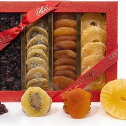 Four Stripe Assorted Dried Fruit Box 400g