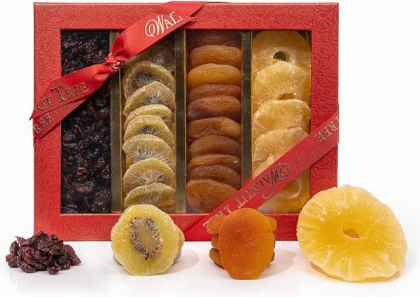 Four Stripe Assorted Dried Fruit Box 400g