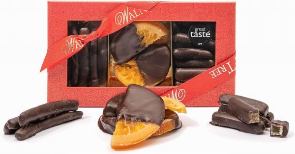 Lemon, Orange & Ginger In Dark Chocolate 220g
