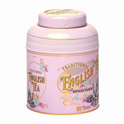 NET Vintage Victorian Pink 80 Tea Bag Tin