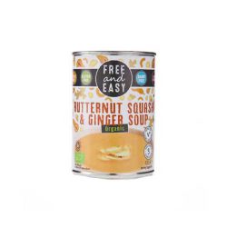 Free & Easy Butternut Squash Ginger Soup